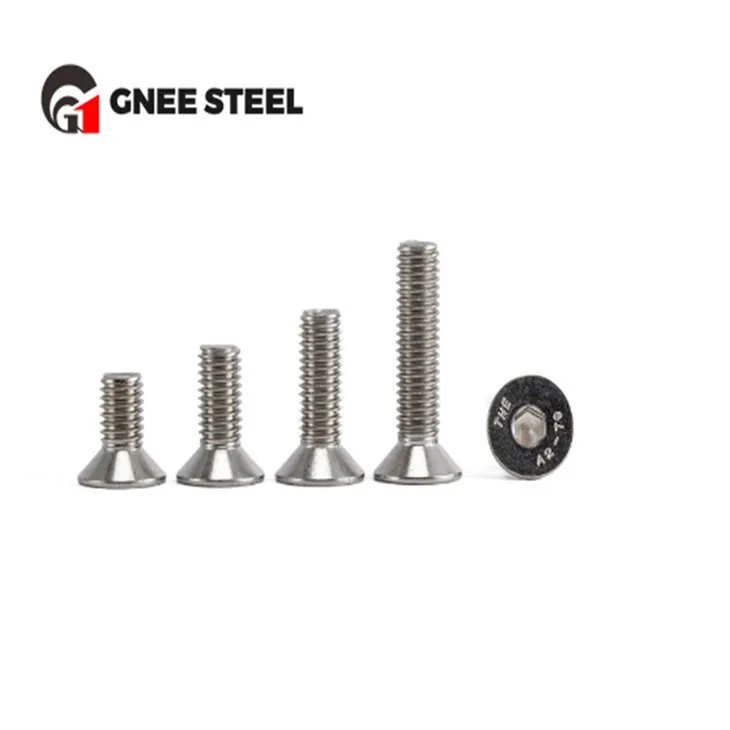 Parafusos sextavados de cabeça chata A2-70 A4-80 CSK