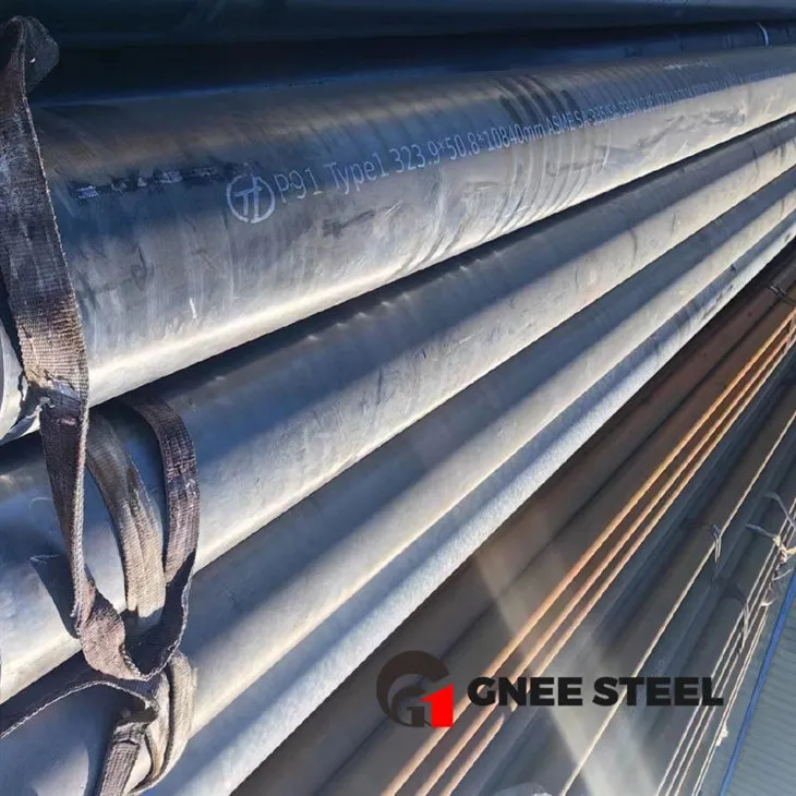 Tubo de caldeira sem costura de alta pressão ASTM A335 P91