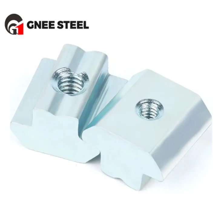 Porcas de ranhura em T DIN 508 em aço inoxidável