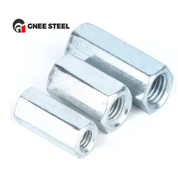 DIN6334 Porcas de acoplamento sextavadas longas