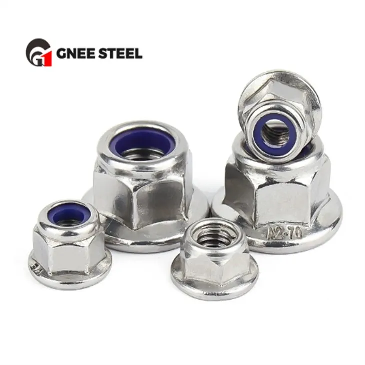 Porcas Nylock de flange DIN6926