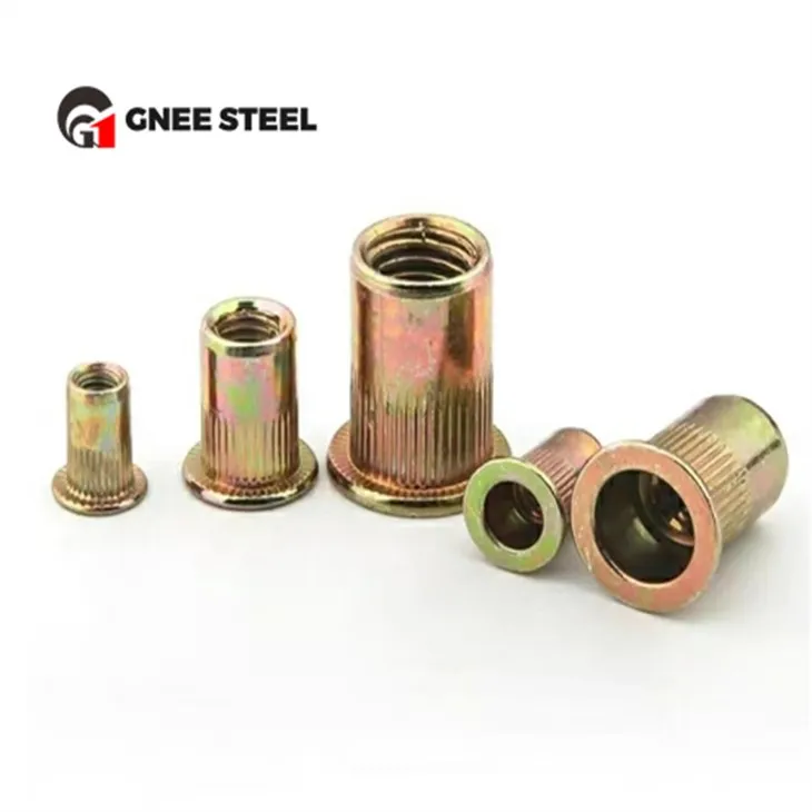 Porcas de rebite de aço galvanizado DIN7340