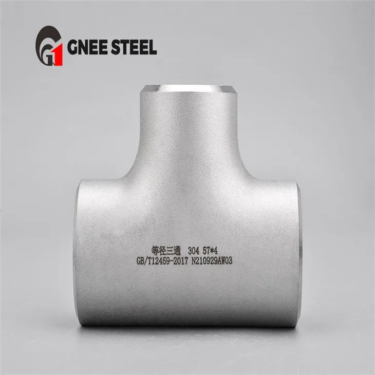 Aço inoxidável 316 304 Tee igual